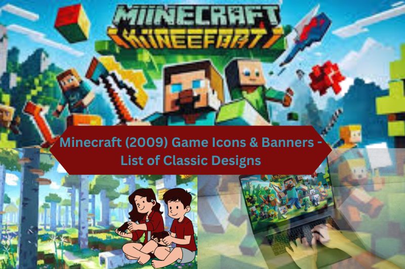 Minecraft (2009) Game Icons & Banners - List of Classic Designs